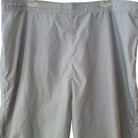 Woolrich Nylon Pull On Rain Windbreaker Pants Mens L 4123 Gray Water Repellent - Picture 6 of 11